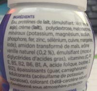 Insudiet Lot De 3 Boissons Prte  Boire Vanille 200ML Ingredients