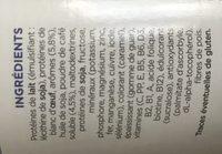 Insudiet Boisson Cappuccino Ingredients