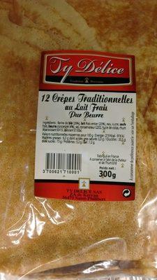 12 Crpes Traditionnelles Au Lait Frais - Pur Beurre