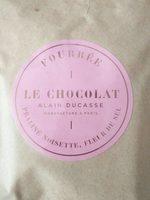 Le Chocolat Alain Ducasse Fourre Pralin Noisette Fleur De Sel Report Card