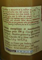 Confiture Au Lait De Normandie Ingredients