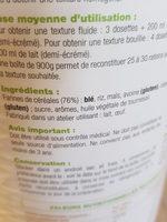 Nutrisens Ingredients