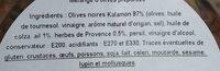 Olives Kalamon Et Fines Herbes Ingredients