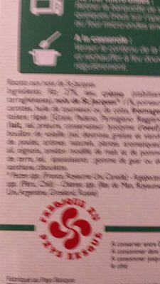 Risotto Aux Saint Jacques