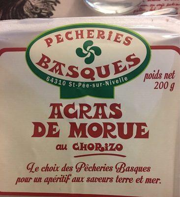 Acras De Morue Au Chorizo