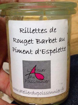 Rillettes De Rouget Barbet Au Piment D'Espelette