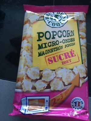 90G POP CORN SUCRE BRUT DE COQUES