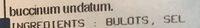 Bulots Cuits Ingredients