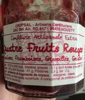 Confiture Quatre Fruits Rouges Report Card