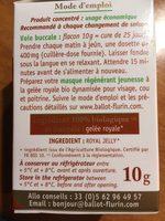 Gele Royale Pure Et Frache - 10 GR - Ballot-Flurin Ingredients