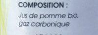 Petillant De Pomme Ingredients