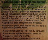 Salade  L'Andalouse Aux Corces D'Agrumes Confits Ingredients