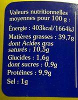 Foie De Lotte Ingredients