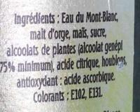 La Verte Au Gnpi Ingredients