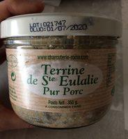 Terrine De Sainte Eulalie Pur Porc ROME Ingredients