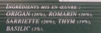 Herbes De Provence Ingredients