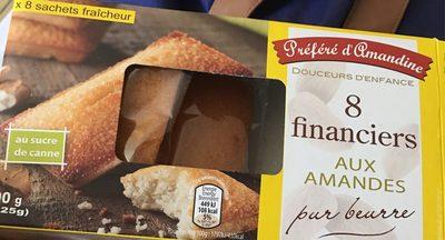 8 Financiers Aux Amandes