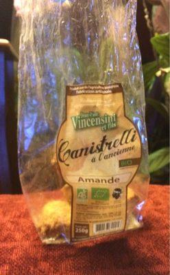 CANISTRELLI AMANDE BIO 250G