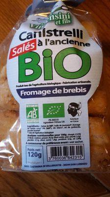 Canistrelli Bio  L'ancienne Sals Fromage De Brebis
