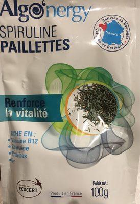 Spiruline Franaise En Paillettes - 100 G - Algo'nergy