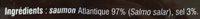 Saumon Fum Ingredients