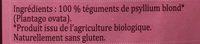 Psyllium Blond Bio Ingredients