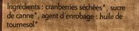 Uberti Cranberries Bio Ingredients