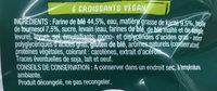 6 Croissants B'vegan Ingredients