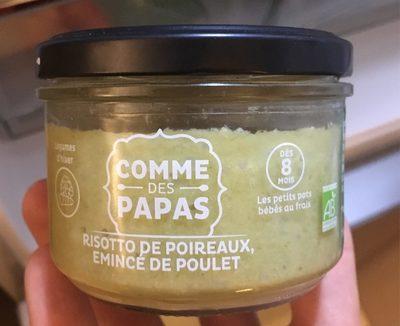 Risotto De Poireaux Et Minc De Poulet Bio