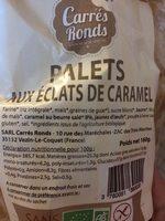 Palets Aux Clats De Caramel Ingredients