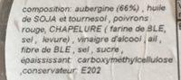 Salade D'aubergine Ingredients