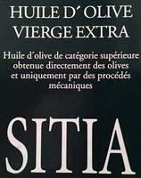 Huile Dolive Vierge Extra Ingredients