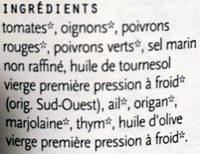 Piperade  La Basquaise Ingredients