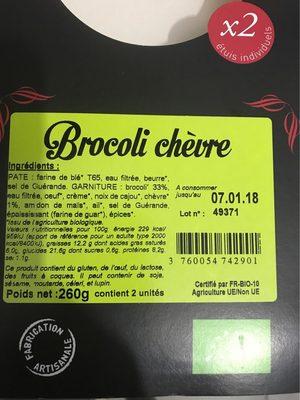 La Tartelette Brocoli Chvre