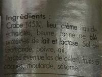 Rillettes De Crabe Ingredients