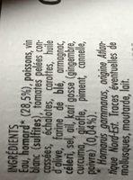 Mini Bisque De Homard Ingredients