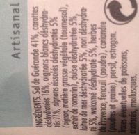 Assaisonement Marin Court-Bouillon Aux Algues Et Lgumes Ingredients