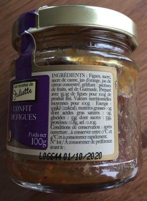 Confit De Figues Artisanal 100G R.jul.