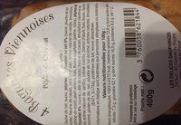 4 Baguettes Viennoises Ingredients