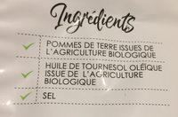 Chips Cuite Au Chaudron Bio Ingredients