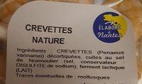 Crevettes Dcortiques Nature Ingredients