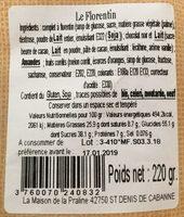 Les Florentins Ingredients