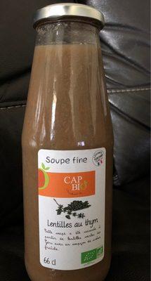 Soupe Fine De Lentilles Au Thym