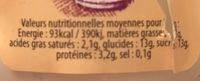 Yaourt Lait Entier Saveur Vanille Ingredients