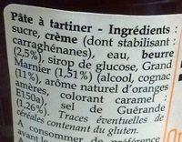 Onctueux De Caramel Spcial Crpes Suzette Au Beurre Sal Au Sel De Gurande Ingredients