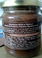 Pte  Tartiner Sans Lait NUT+, Noisette, Noix De Cajou Ingredients