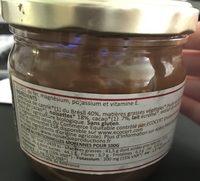 Choko Noisette Ingredients