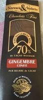 Chocolat 70% Gingembre Confit Report Card