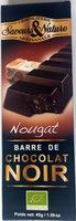 Barre De Chocolat Noir Nougat Report Card