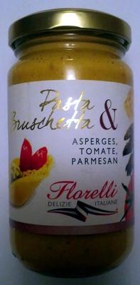Pasta & Bruschetta Asperges, Tomate, Parmesan